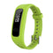 For Huawei Honor Band 4 Running Version / Band 3e Universal Silicone Watch Band(Lime Green)