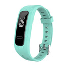 For Huawei Honor Band 4 Running Version / Band 3e Universal Silicone Watch Band(Mint Green)