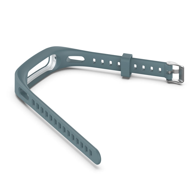 For Huawei Honor Band 4 Running Version / Band 3e Universal Silicone Watch Band(Rock Cyan)