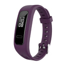 For Huawei Honor Band 4 Running Version / Band 3e Universal Silicone Watch Band(Purple)
