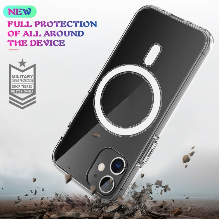 Magsafe Case Simple Magnetic Ring All-inclusive Clear Crystal Acrylic PC +TPU Shockproof Case For iPhone X / XS(Transparent)