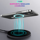 Magsafe Case Simple Magnetic Ring All-inclusive Clear Crystal Acrylic PC +TPU Shockproof Case For iPhone X / XS(Transparent)