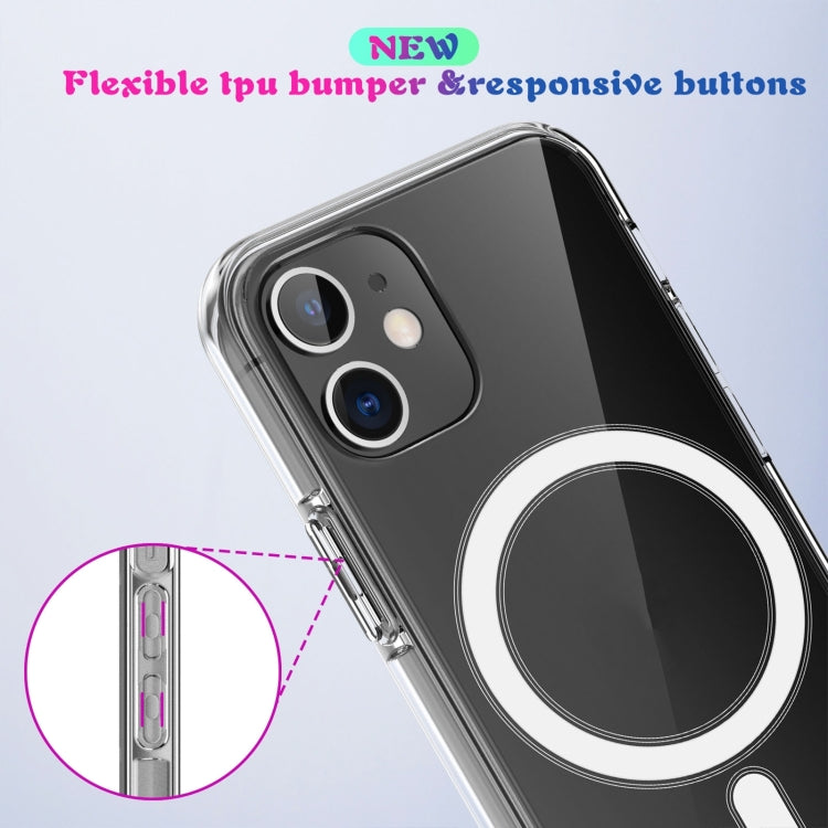 Magsafe Case Simple Magnetic Ring All-inclusive Clear Crystal Acrylic PC +TPU Shockproof Case For iPhone X / XS(Transparent)