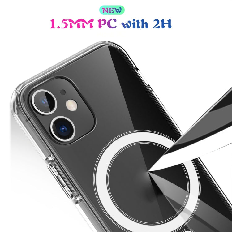 Magsafe Case Simple Magnetic Ring All-inclusive Clear Crystal Acrylic PC +TPU Shockproof Case For iPhone X / XS(Transparent)