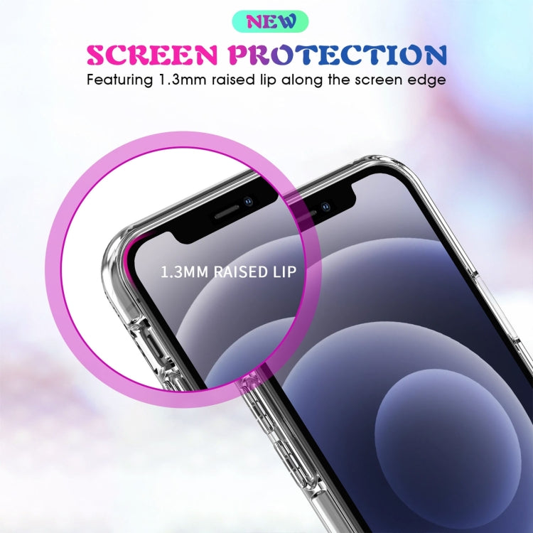 Magsafe Case Simple Magnetic Ring All-inclusive Clear Crystal Acrylic PC +TPU Shockproof Case For iPhone X / XS(Transparent)