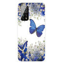 For Xiaomi Mi 10T Pro Colored Drawing Clear TPU Protective Cases(Butterfly)