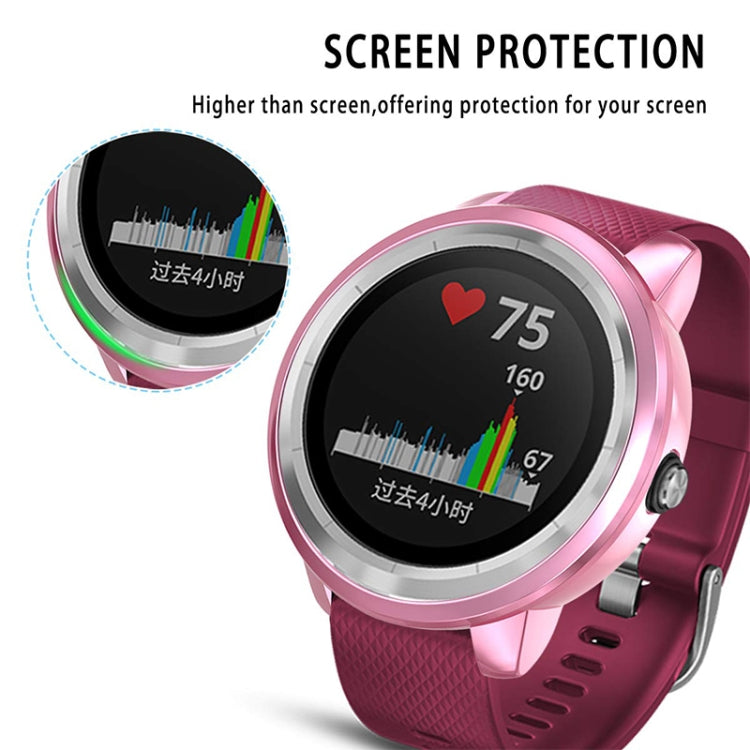 For Garmin Vivoactive 3 TPU Protective Case(Pink)