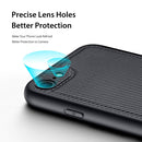 DUX DUCIS Fino Series PU + TPU Protective Case For iPhone SE 2022 / SE 2020 / 8 / 7(Black)