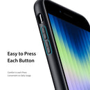 DUX DUCIS Fino Series PU + TPU Protective Case For iPhone SE 2022 / SE 2020 / 8 / 7(Black)