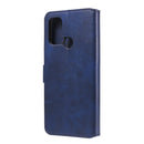 For OPPO A53 / A53S / A32 Classic Calf Texture PU + TPU Horizontal Flip Leather Case, with Holder & Card Slots & Wallet(Blue)