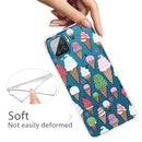 For Samsung Galaxy A12 Shockproof Painted Transparent TPU Protective Case(Ice Cream)
