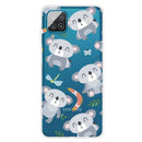For Samsung Galaxy A12 Shockproof Painted Transparent TPU Protective Case(Koala)