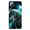 For Samsung Galaxy A12 Shockproof Painted Transparent TPU Protective Case(Moonlight Wolf)