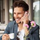 For OPPO A9 2020 Skin Feel PU + TPU + PC Back Cover Shockproof Case with Card Slots & Holder & Photo Frame(Rose Gold)