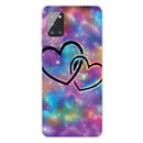 For Samsung Galaxy A51 Shockproof Painted Transparent TPU Protective Case(Starry Love)