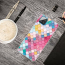 For Samsung Galaxy A12 Shockproof Painted Transparent TPU Protective Case(Color Quartet)