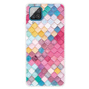 For Samsung Galaxy A12 Shockproof Painted Transparent TPU Protective Case(Color Quartet)
