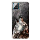 For Samsung Galaxy A12 Shockproof Painted Transparent TPU Protective Case(Call Wolf)