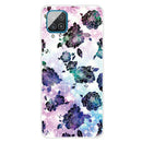 For Samsung Galaxy A12 Shockproof Painted Transparent TPU Protective Case(Starry Chrysanthemum)