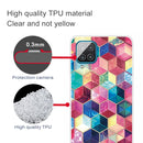 For Samsung Galaxy A12 Shockproof Painted Transparent TPU Protective Case(Plant Six Sides)