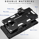 For Samsung Galaxy Note 9 Soldier Armor Shockproof TPU + PC Magnetic Protective Case with Holder(Black)