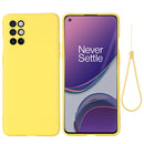 For OnePlus 8T / 8T+ 5G Pure Color Liquid Silicone Shockproof Full Coverage Case(Yellow)
