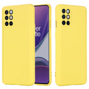 For OnePlus 8T / 8T+ 5G Pure Color Liquid Silicone Shockproof Full Coverage Case(Yellow)