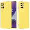 For OnePlus 8T / 8T+ 5G Pure Color Liquid Silicone Shockproof Full Coverage Case(Yellow)
