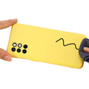 For OnePlus 8T / 8T+ 5G Pure Color Liquid Silicone Shockproof Full Coverage Case(Yellow)