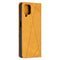 For Samsung Galaxy A12 Prismatic Invisible Magnetic Horizontal Flip Leather Case with Holder & Card Slots & Photo Frame(Yellow)
