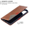 For Samsung Galaxy A12 Prismatic Invisible Magnetic Horizontal Flip Leather Case with Holder & Card Slots & Photo Frame(Brown)