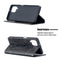 For Samsung Galaxy A12 Prismatic Invisible Magnetic Horizontal Flip Leather Case with Holder & Card Slots & Photo Frame(Black)