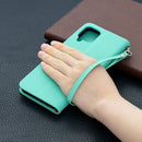 For Samsung Galaxy A12 Litchi Texture Pure Color Horizontal Flip PU Leather Case with Holder & Card Slots & Wallet & Lanyard(Green)