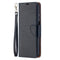 For Samsung Galaxy A12 Litchi Texture Pure Color Horizontal Flip PU Leather Case with Holder & Card Slots & Wallet & Lanyard(Black)
