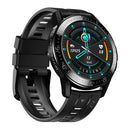 GT2 1.3 inch Full-fit Round Screen Smart Watch, Support Bluetooth Call / Heart Rate Monitor / Blood Pressure Monitoring, Style: Silicone Strap(Black)
