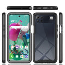 For LG K92 5G Starry Sky Solid Color Series Shockproof PC + TPU Protective Case(Light Blue)