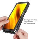 For Xiaomi Poco X3 NFC Starry Sky Solid Color Series Shockproof PC + TPU Protective Case(Royal Blue)