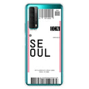 For Huawei P Smart 2021 / Y7A Boarding Pass Series TPU Phone Protective Case(Seoul)
