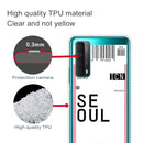 For Huawei P Smart 2021 / Y7A Boarding Pass Series TPU Phone Protective Case(Seoul)
