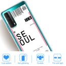 For Huawei P Smart 2021 / Y7A Boarding Pass Series TPU Phone Protective Case(Seoul)