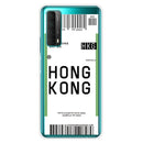 For Huawei P Smart 2021 / Y7A Boarding Pass Series TPU Phone Protective Case(Hong Kong)