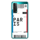 For Huawei P Smart 2021 / Y7A Boarding Pass Series TPU Phone Protective Case(Paris)