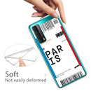 For Huawei P Smart 2021 / Y7A Boarding Pass Series TPU Phone Protective Case(Paris)