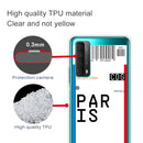 For Huawei P Smart 2021 / Y7A Boarding Pass Series TPU Phone Protective Case(Paris)