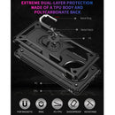 For Huawei Mate 40 Pro Shockproof TPU + PC Protective Case with 360 Degree Rotating Holder(Black)