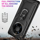 For Huawei Mate 40 Pro Shockproof TPU + PC Protective Case with 360 Degree Rotating Holder(Black)