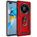 For Huawei Mate 40 Pro Shockproof TPU + PC Protective Case with 360 Degree Rotating Holder(Red)