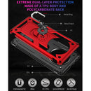 For Huawei Mate 40 Pro Shockproof TPU + PC Protective Case with 360 Degree Rotating Holder(Red)