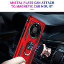 For Huawei Mate 40 Pro Shockproof TPU + PC Protective Case with 360 Degree Rotating Holder(Red)