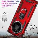 For Huawei Mate 40 Pro Shockproof TPU + PC Protective Case with 360 Degree Rotating Holder(Red)